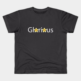 Glorious artistic typography design Kids T-Shirt